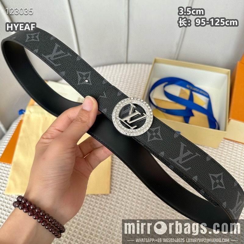 Replica LV belt 35mmX95-125cm 8L18