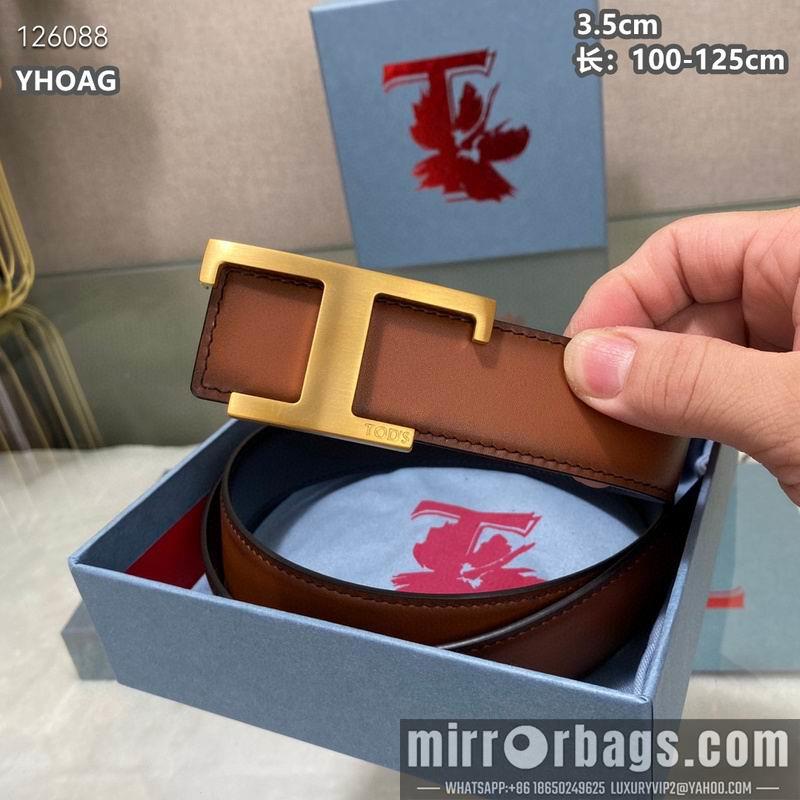 Replica Tod's belt 35mmX100-125cm 8L05