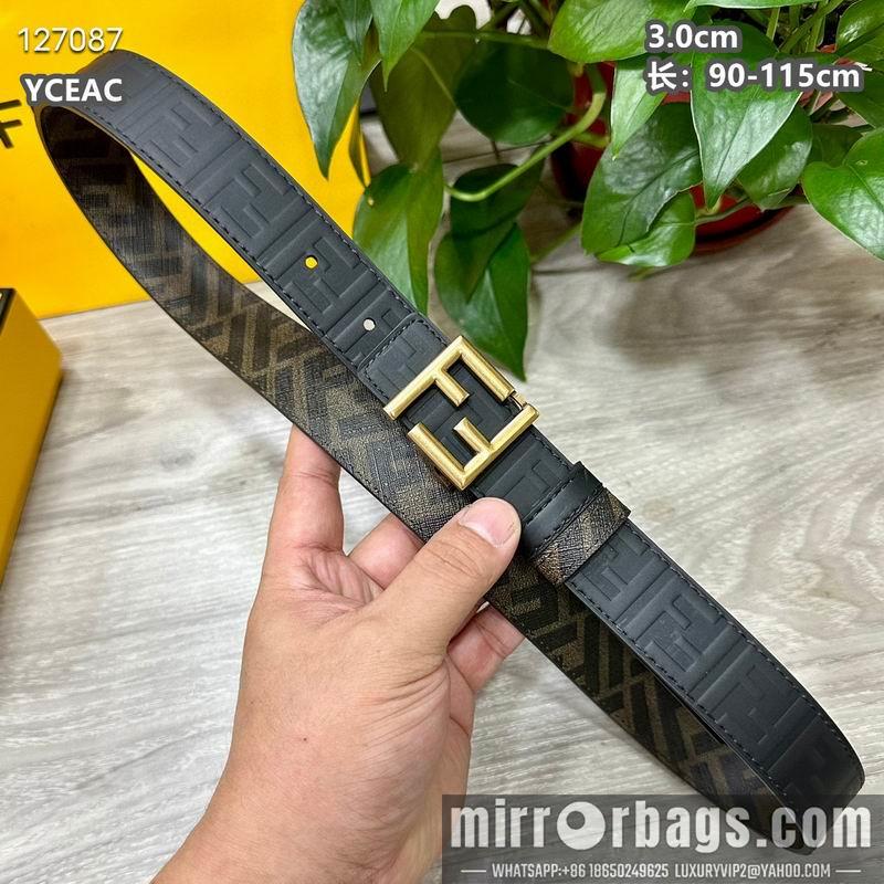 Replica Fendi belt 30mmX90-115cm 8L24