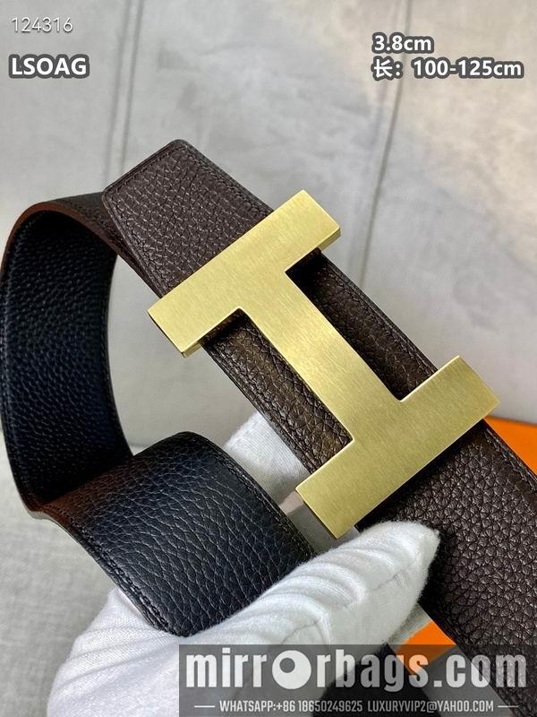 Replica Hermes belt 38mmX100-125cm 8L04