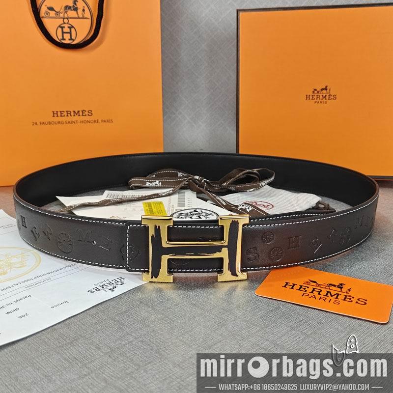 Replica Hermes belt 38mmX90-125cm lb04