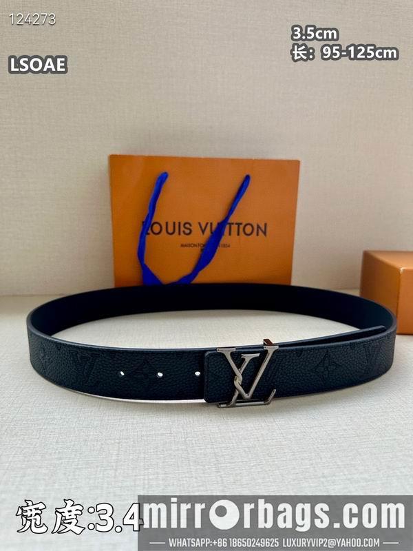Replica LV belt 35mmX95-125cm 8L09