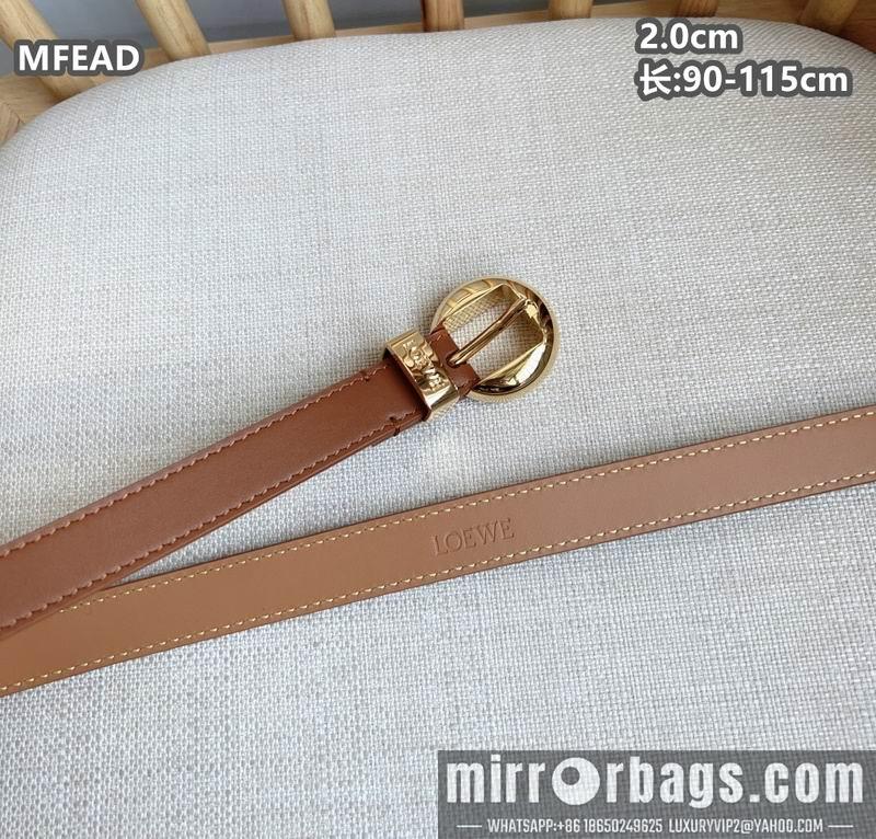 Replica Loewe belt 20mmX90-115cm 8L05
