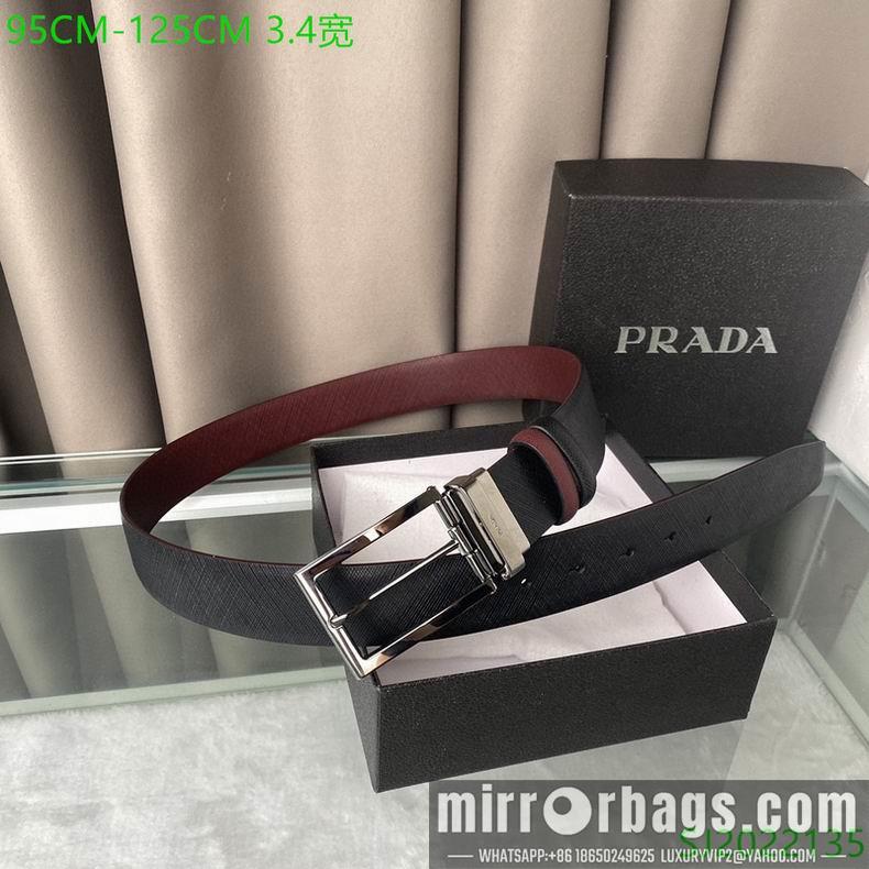 Replica Prada Belt 34mmX95-125cm 7D01