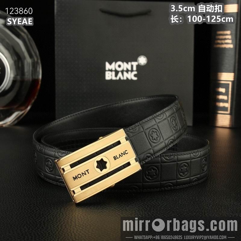 Replica Montlanc belt 35mmX100-125cm 8L50