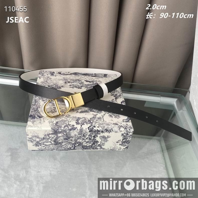 Replica Dior Belt 20mmX90-110cm 8L01