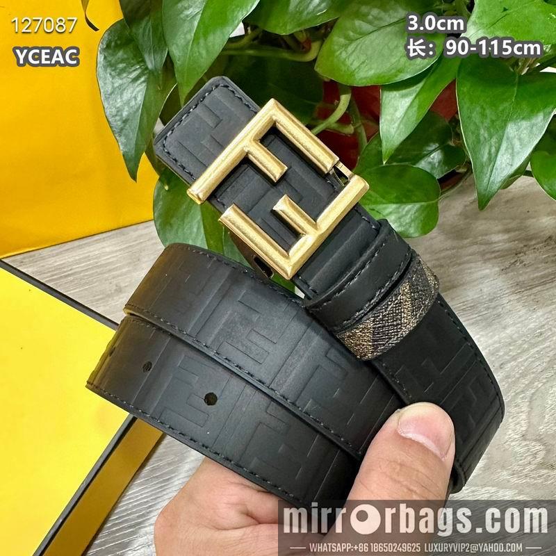 Replica Fendi belt 30mmX90-115cm 8L24