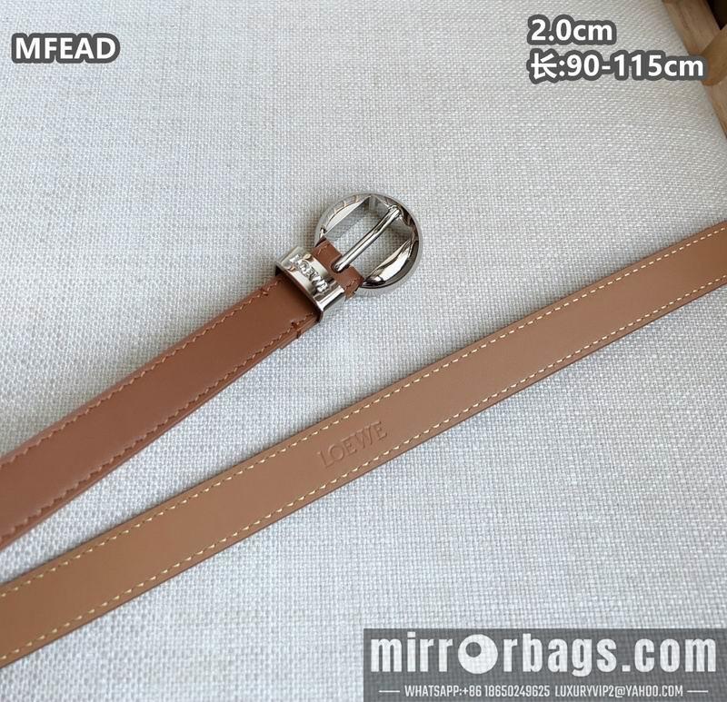 Replica Loewe belt 20mmX90-115cm 8L05