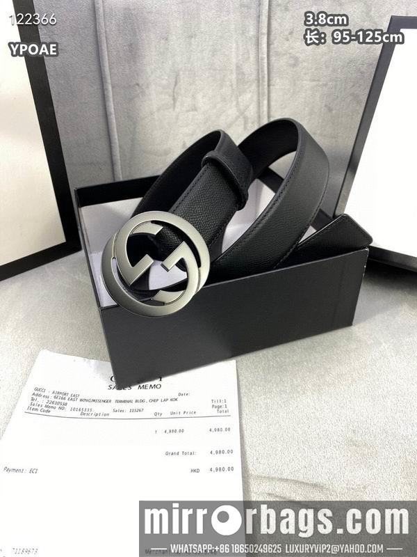 Replica Gucci belt 38mmX95-125cm 8L22