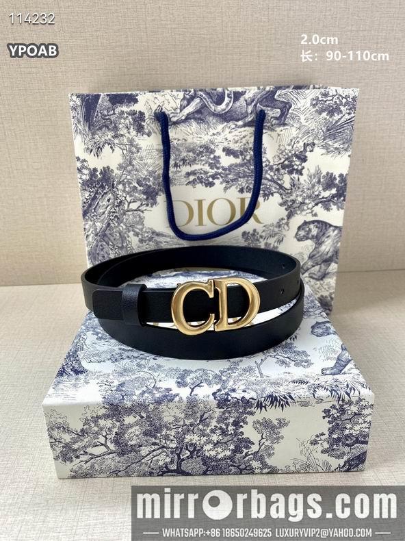 Replica Dior Belt 20mmX90-110cm 8L03