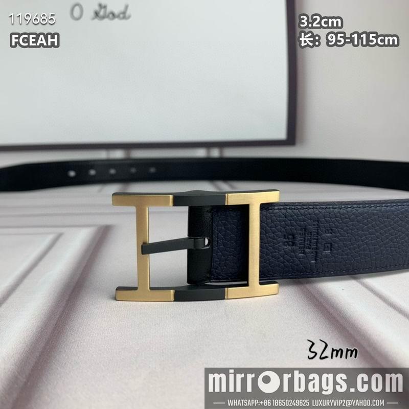 Replica Hermes belt 32mmX95-125cm 8L040803
