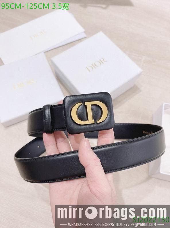 Replica Dior belt 35mmX95-125cm 7D07