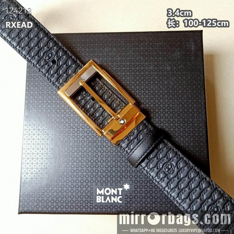 Replica Montblanc belt 34mmX100-125cm 8L06