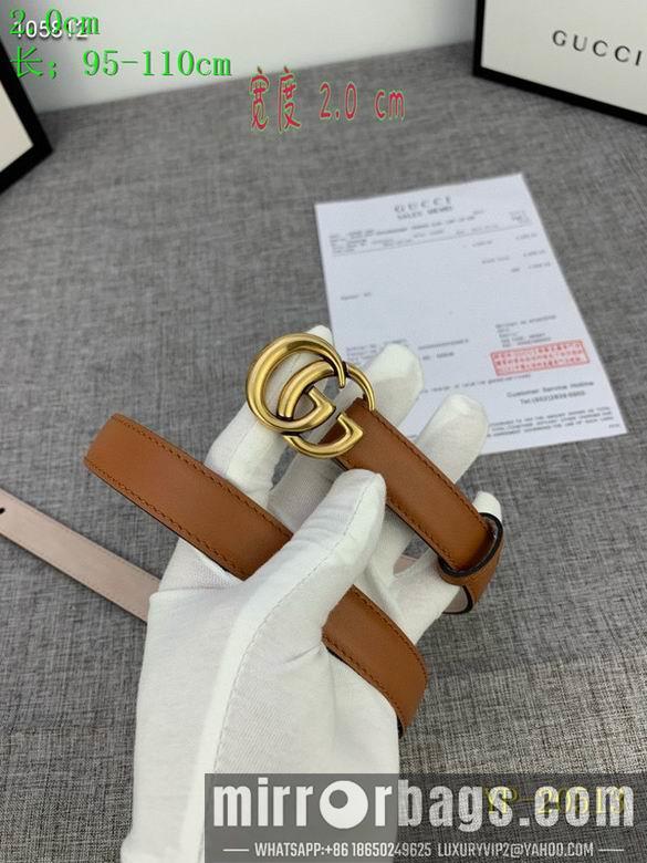 Replica Gucci belt 20mm 95-110cm 8L01