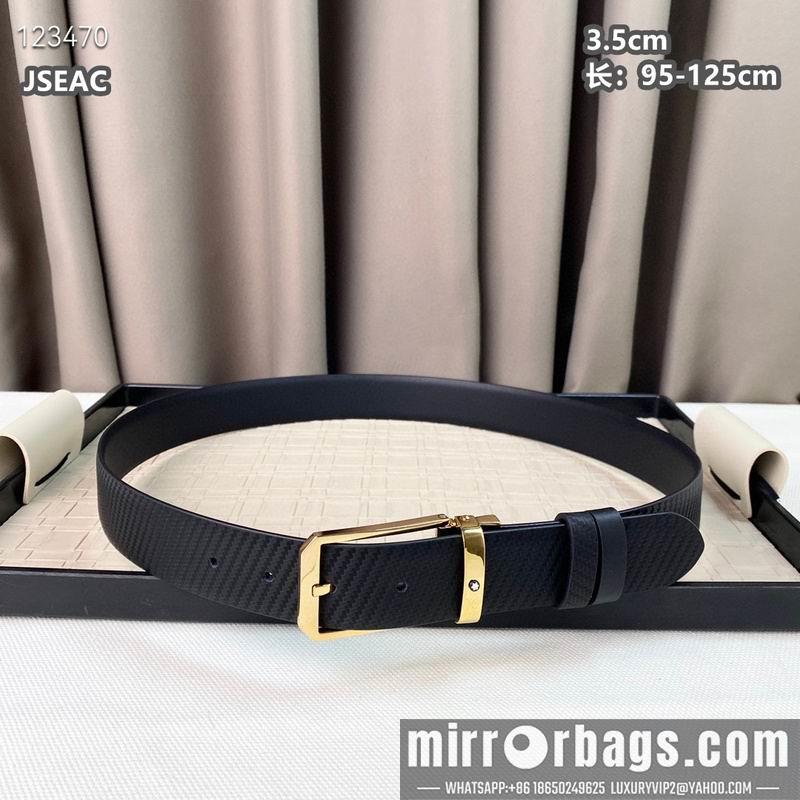 Replica Montblanc belt 35mmX95-125cm 8L07