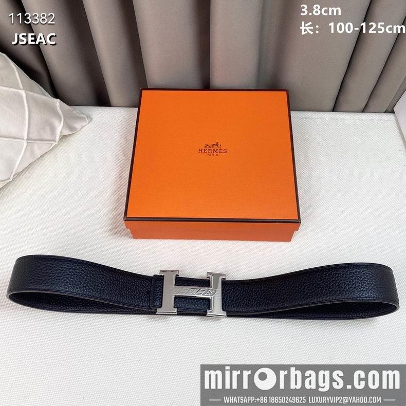 Replica Hermes belt 38mmX100-125cm 8L082501