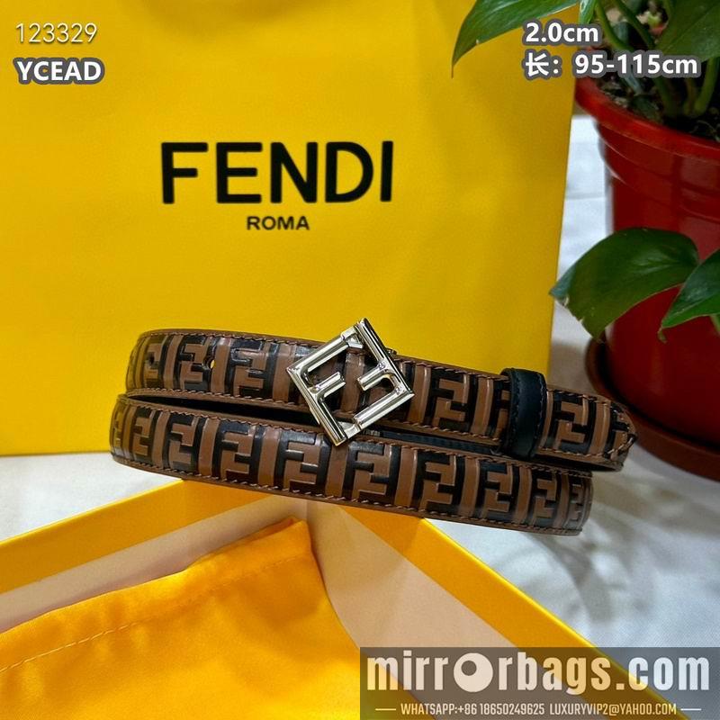 Replica Fendi belt 20mmX95-115cm 8L15