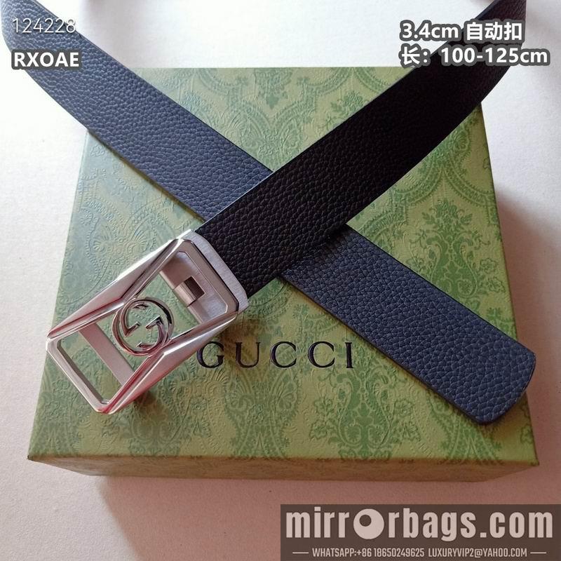 Replica Gucci belt 34mmX100-125cm 8L20