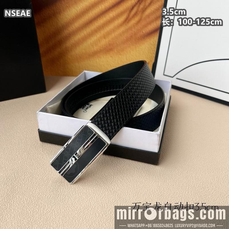 Replica Montlanc belt 35mmX100-125cm 8L67