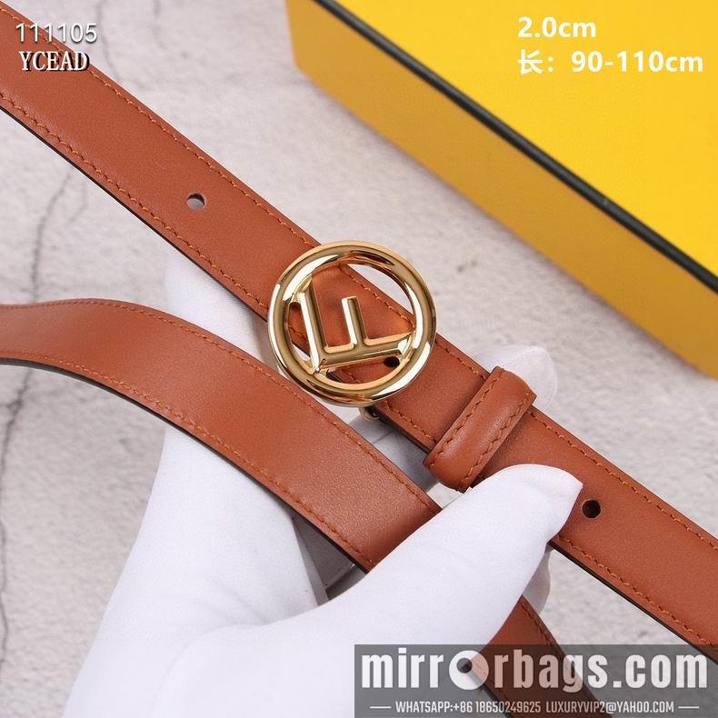 Replica Fendi Belt 20mmX90-110cm 8L02
