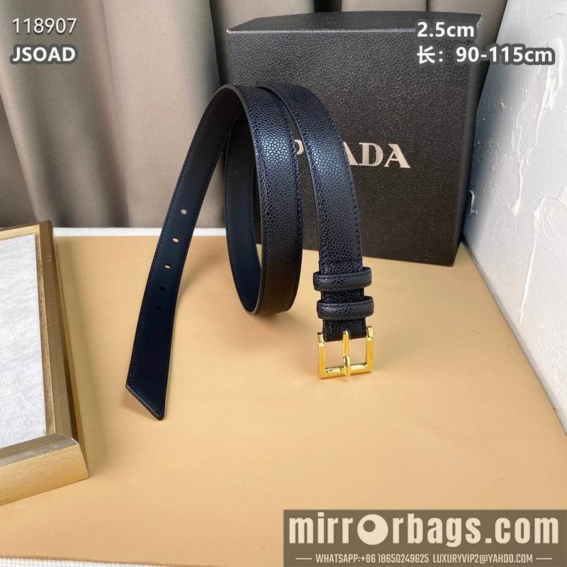 Replica Prada belt 25mmX90-115cm 8L040802