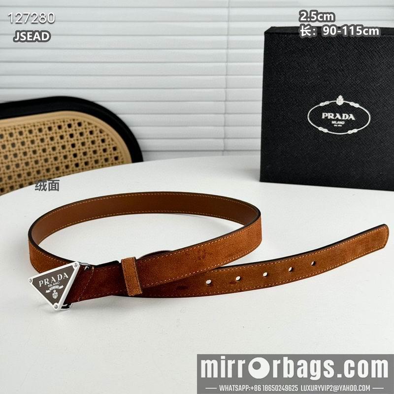 Replica Prada belt 25mmX90-115cm 8L02