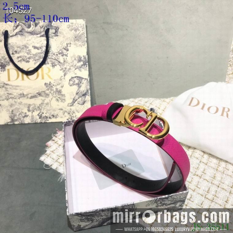 Replica Dior Belt 25mmX95-110cm 8L01