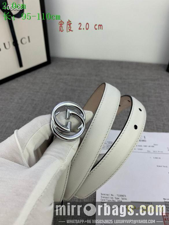 Replica Gucci belt 20mm 95-110cm 8L01
