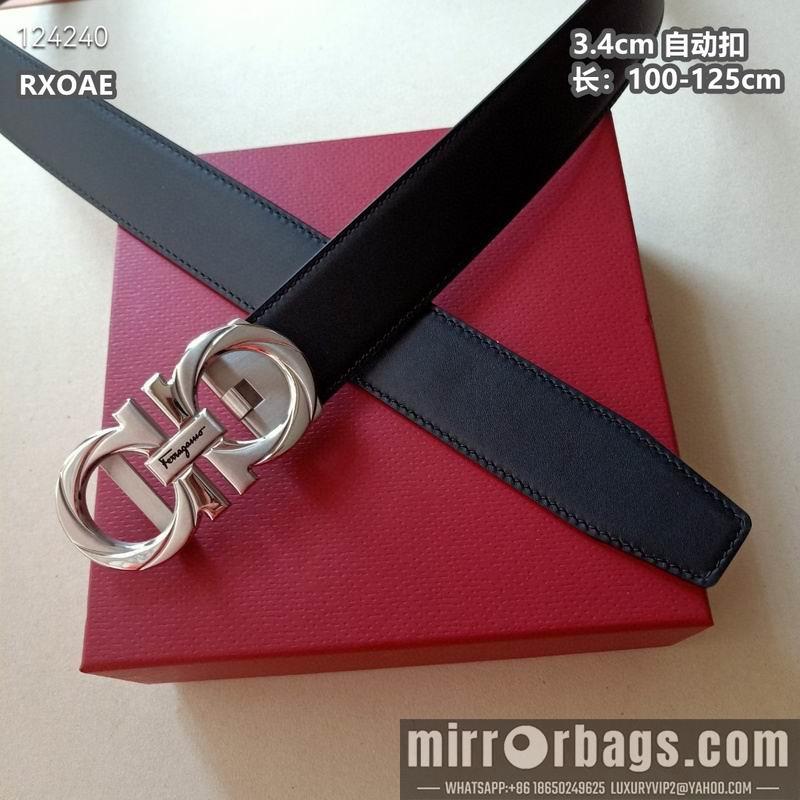 Replica Ferragamo belt 34mmX100-125cm 8L07