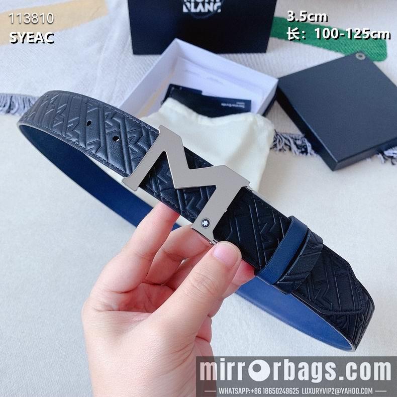 Replica Montblanc belt 30mmX95-125cm 8L02