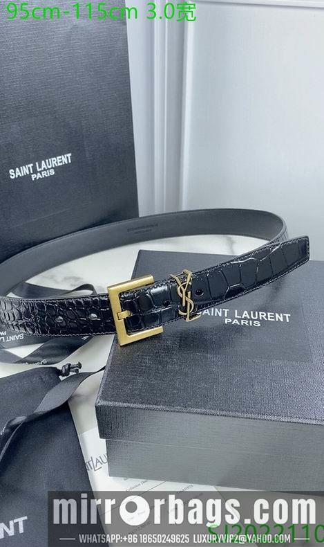 Replica YSL belt 30mmX95-115cm 7D01