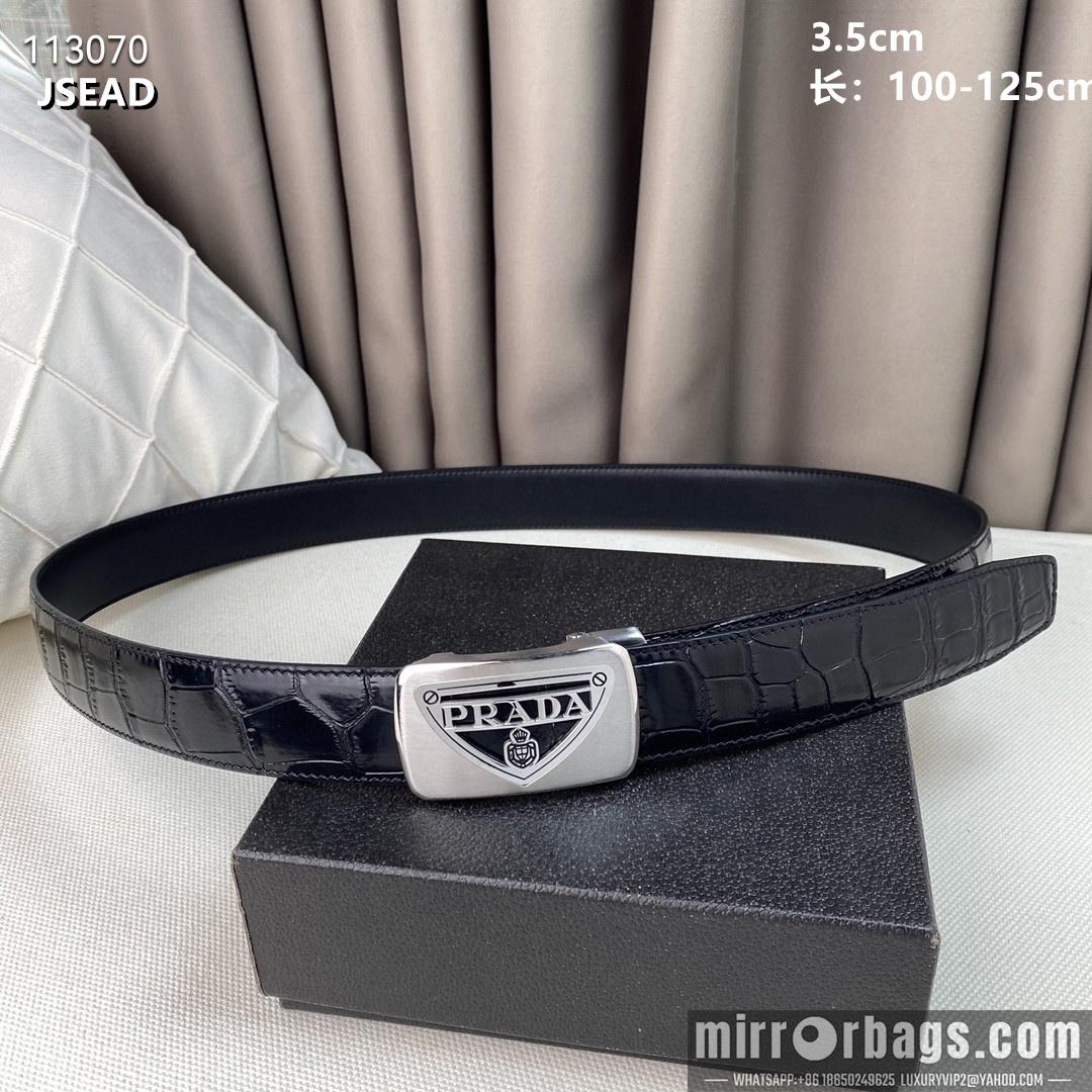 Replica Prada belt 35mmX100-125cm 8L02