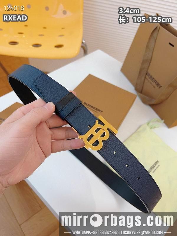 Replica Burberry belt 34mmX105-125cm 8L07