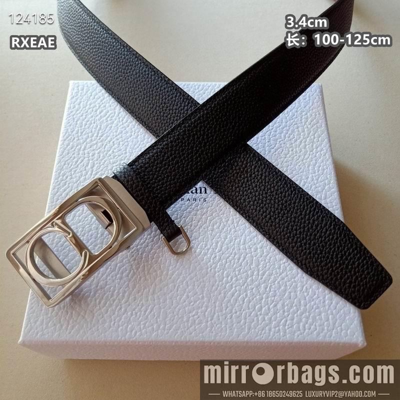 Replica Dior belt 34mmX100-125cm 8L03