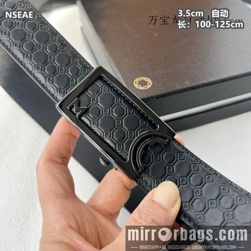 Replica Montlanc belt 35mmX100-125cm 8L69