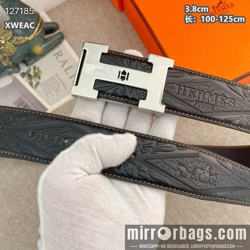 Replica Hermes belt 38mmX100-125cm 8L39