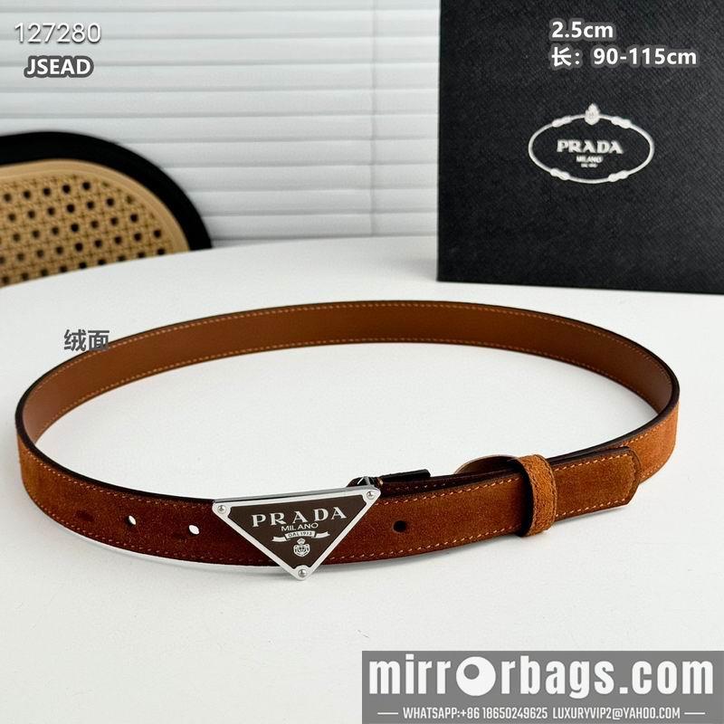 Replica Prada belt 25mmX90-115cm 8L02