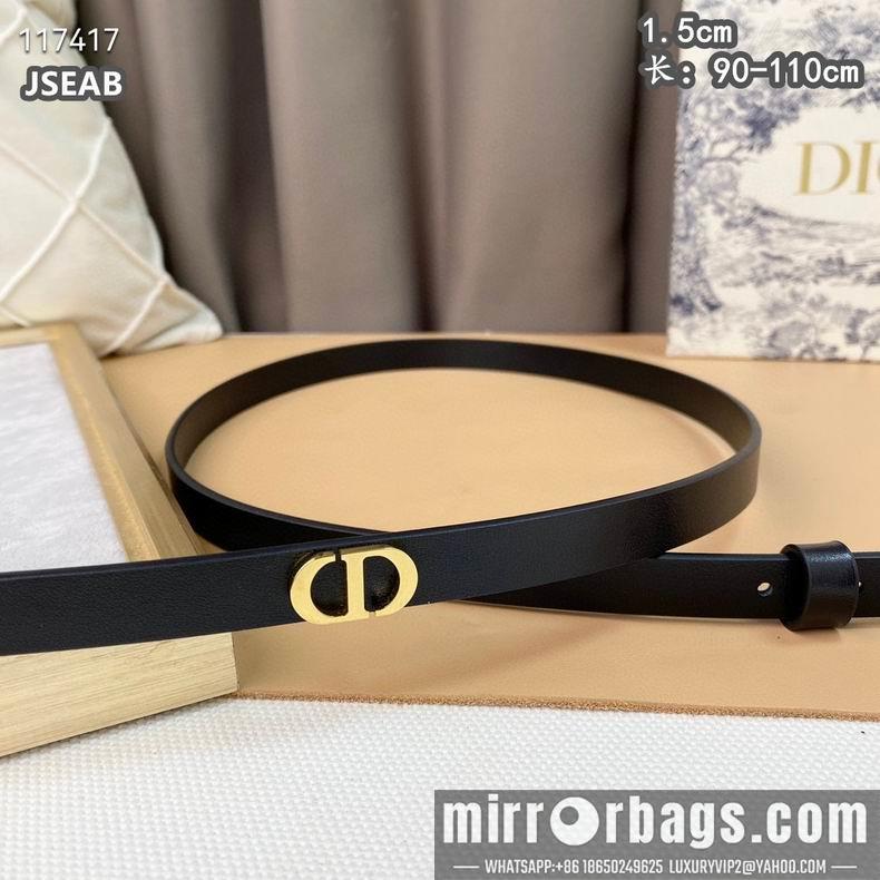 Replica Dior belt 15mmX90-110cm 8L01