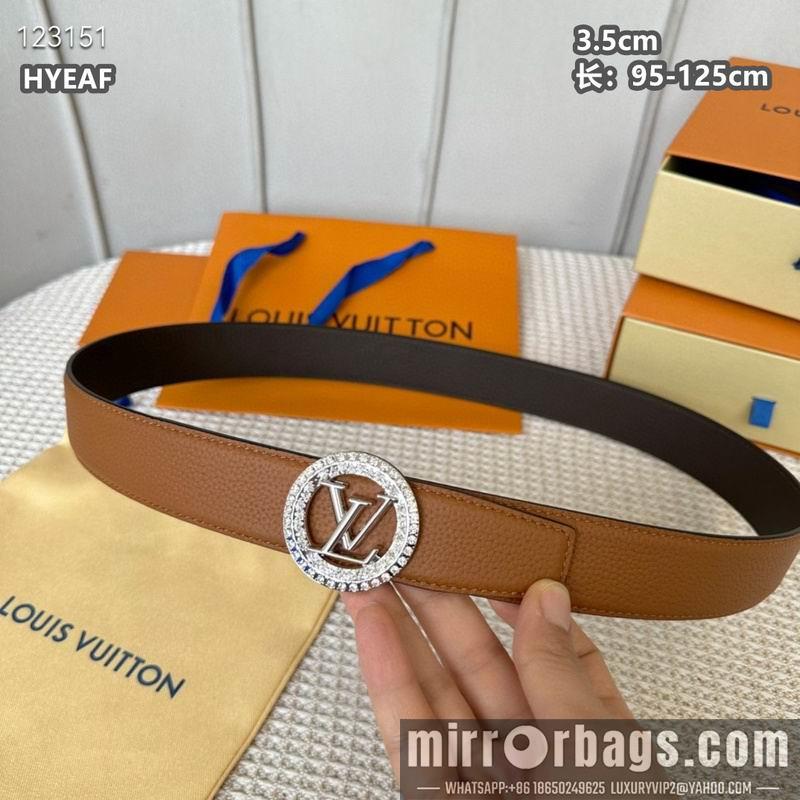 Replica LV belt 35mmX95-125cm 8L16