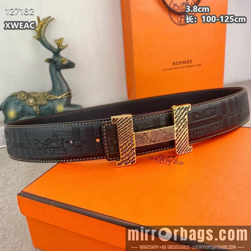 Replica Hermes belt 38mmX100-125cm 8L38