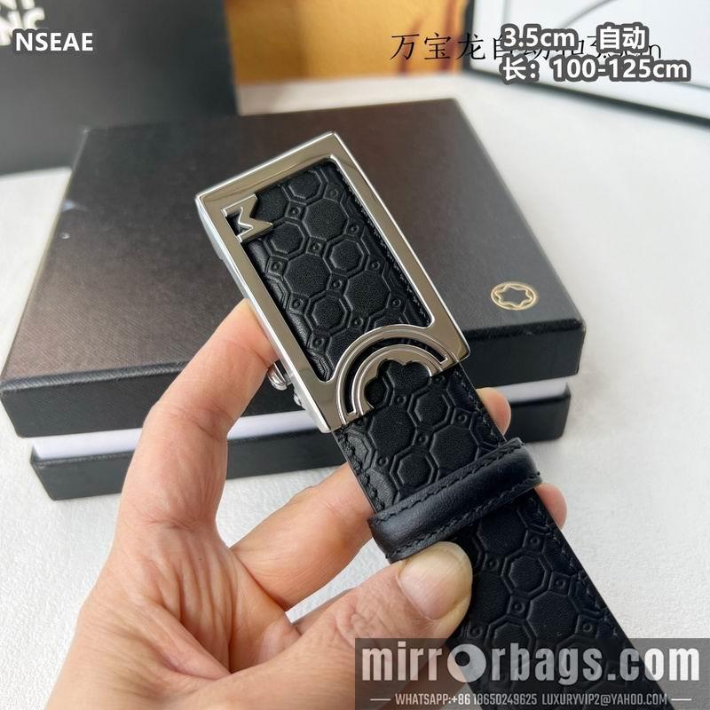 Replica Montlanc belt 35mmX100-125cm 8L69