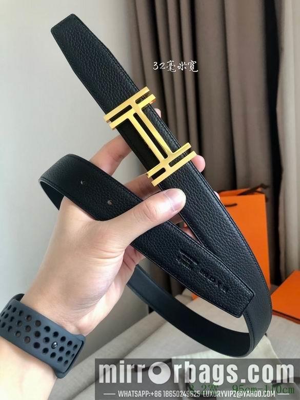 Replica Hermes Belt 32mmX95-110cm 7D21