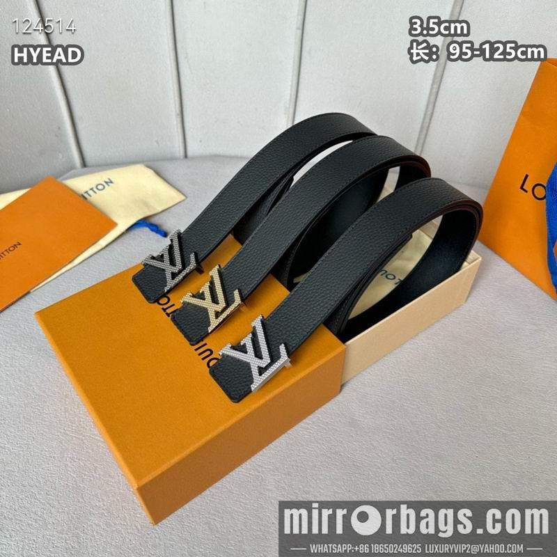 Replica LV belt 35mmX95-125cm 8L10