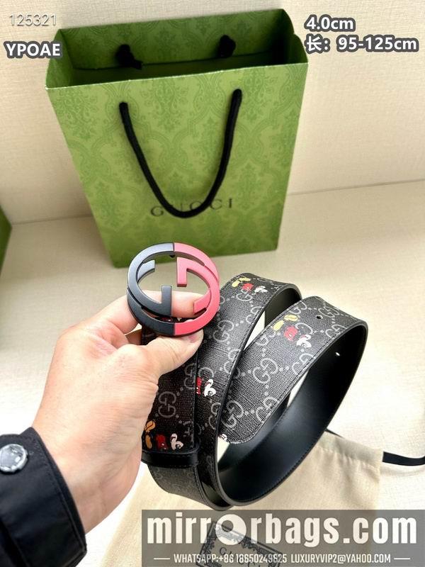 Replica Gucci belt 40mmX95-125cm 8L78