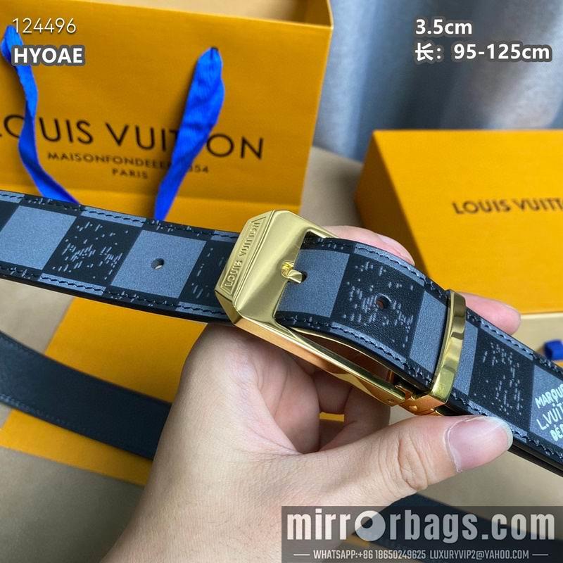 Replica LV belt 35mmX95-125cm 8L29