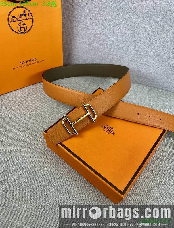 Replica Hermes Belt 38mmX95-125cm 7D118