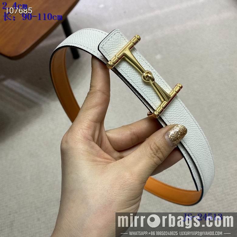 Replica Hermes Belt 24mmX90-110cm 8L07