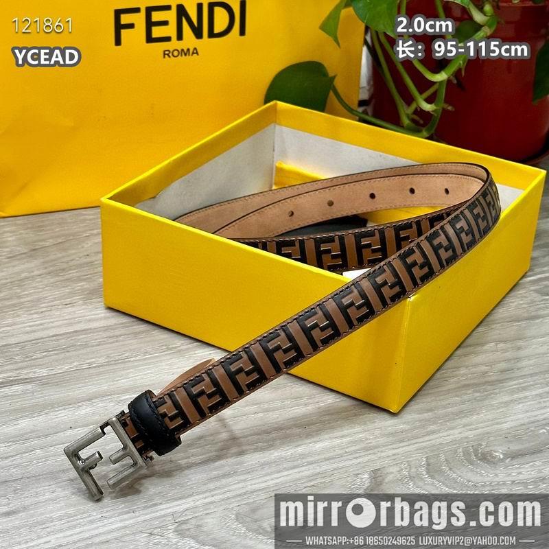 Replica Fendi belt 20mmX95-115cm 8L21