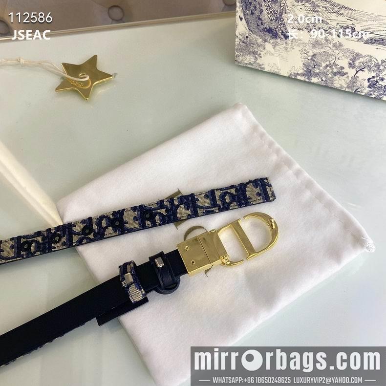 Replica Dior Belt 20mmX90-115cm 8L06