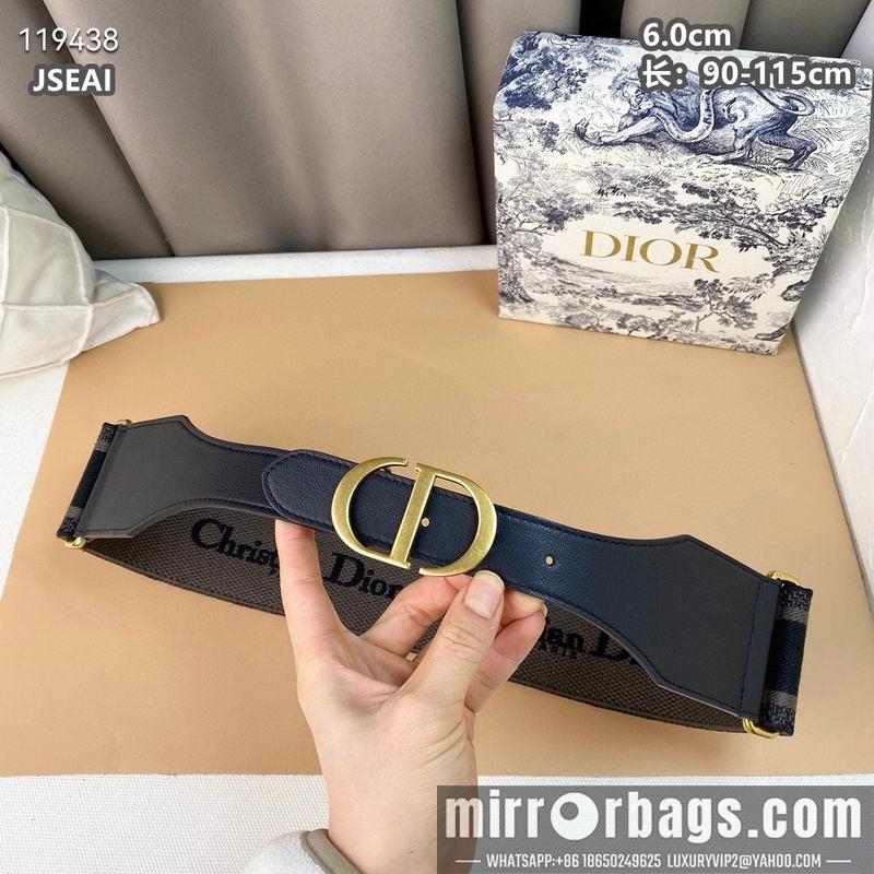 Replica Dior belt 60mmX90-115cm 8L040801